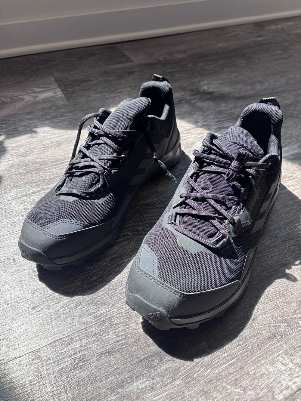 adidas Men's Black Trail Sneakers